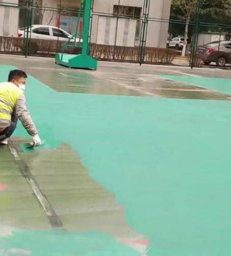 濮阳球场地面翻新
